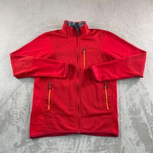 Patagonia Piton Hybrid Jacket Men Large Red Delicious Polartec Wind Pro Gorpcore